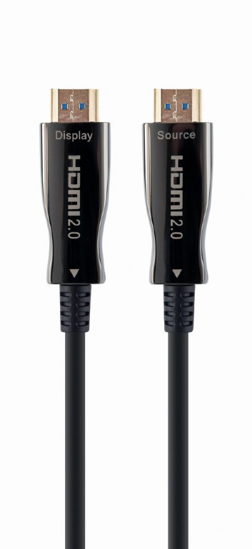 Cordon HDMI 2.0 - 4K 60 Hz - HARC - Fibre Optique - noir - 10 m