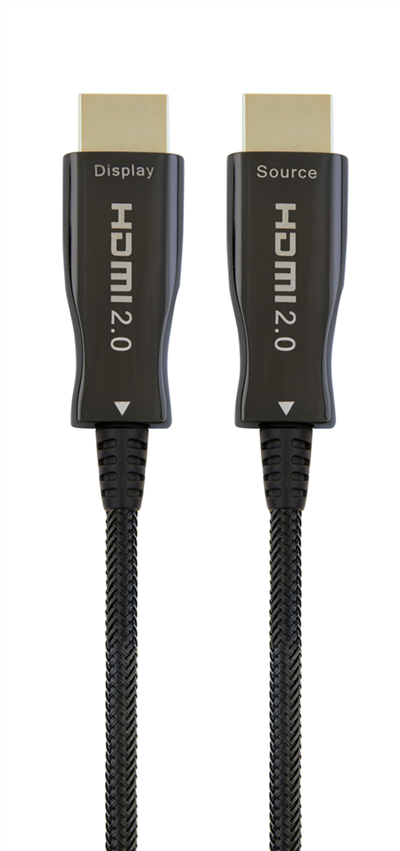Cordon HDMI 2.0 - 4K 60 Hz - HARC - Fibre Optique - noir - 30 m