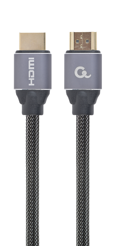 Cordon HDMI 2.0 - Connecteurs Or - 4 K 60 Hz - AWG26 - Nylon - Premium - 2 m