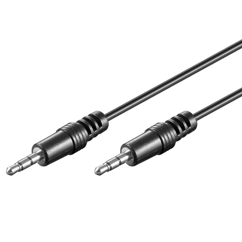 Cordon audio stéréo jack 3.5 mm - M / M -  0.60 m