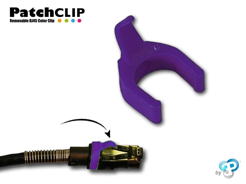 PatchClip - colour Clip - Violet - 50 pcs