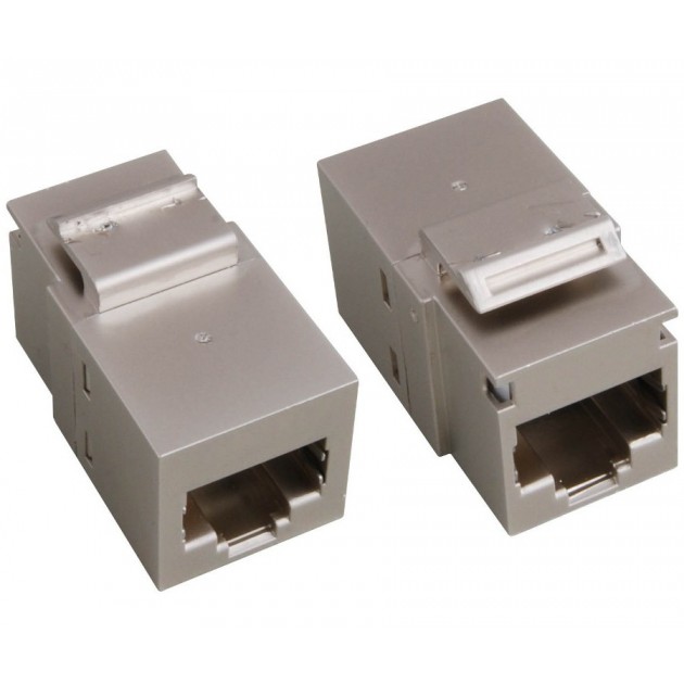 Traversée Keystone RJ45 F/F Cat. 6A FTP