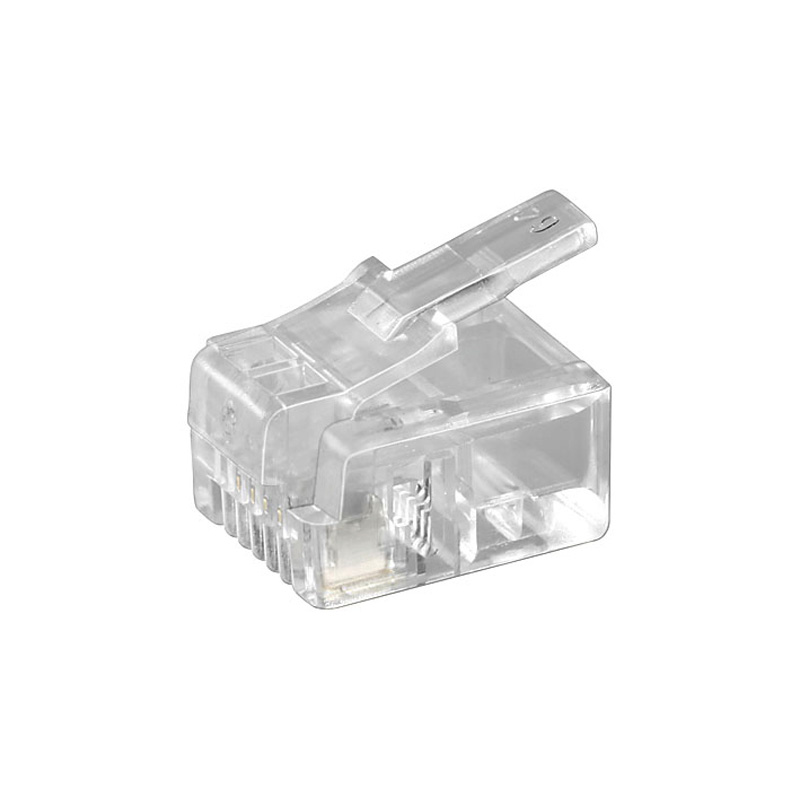 Connecteur UTP câble plat RJ11 6P4C
