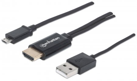 Adaptateur MHL Micro USB /M > HDMI F - 5 pins - 1.50 m