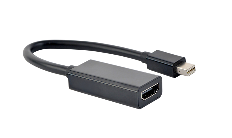 Adaptateur Mini Displayport 1.2 / M vers HDMI / F - 4K - Noir - 0.15 m