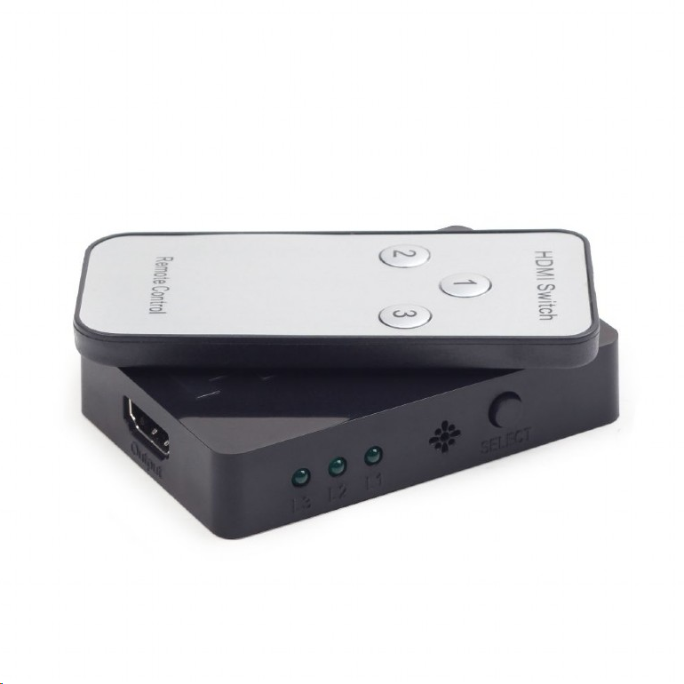 Switch HDMI 3 ports 1.4a - 4K 3D - Télécommande Cablexpert