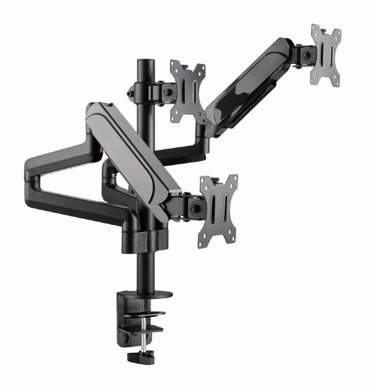 Support à pince - Pivotant - 3 x TV 17``-27`` 7Kg - Vesa 100 x 100 - Noir