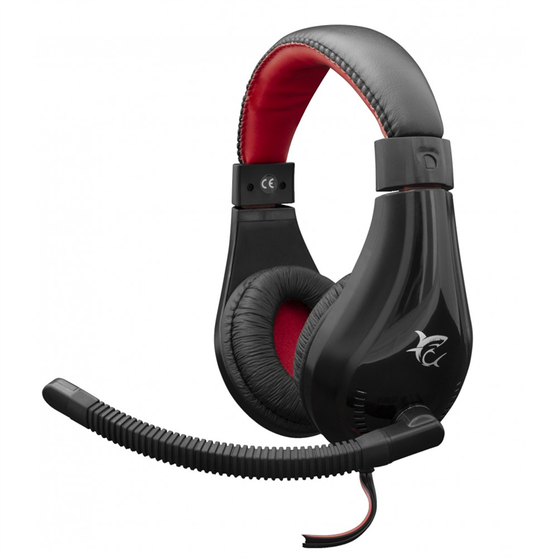 Casque stéréo Gamer - 2 x Jack 3.5mm - Câble 2 m - Noir & Rouge