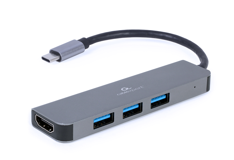 Station accueil USB Type C : HUB 3xUSB Type A - 1xHDMI