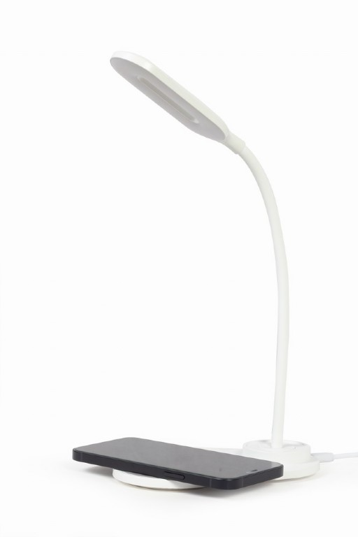 Lampe Led - Chargeur sans fil ``QI`` 10W - Blanc
