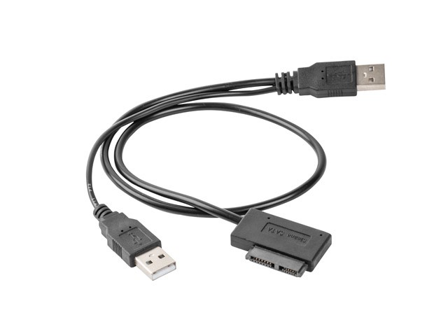 Adaptateur USB vers SLIM SATA pour SSD, DVD