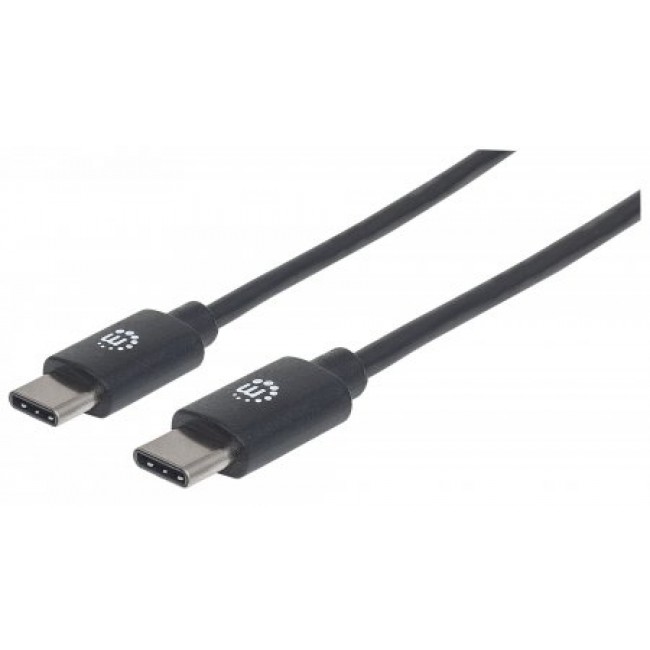 Cordon USB 3.1 type C M / M - Noir - 2 m