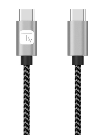 Cordon USB 3.1 type C M / M - Noir - 2 m