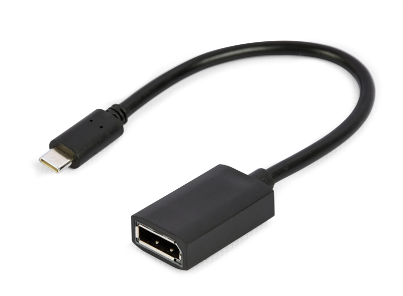 Adaptateur USB 3.1 type C /M vers Displayport /F - Noir - 0.15 m