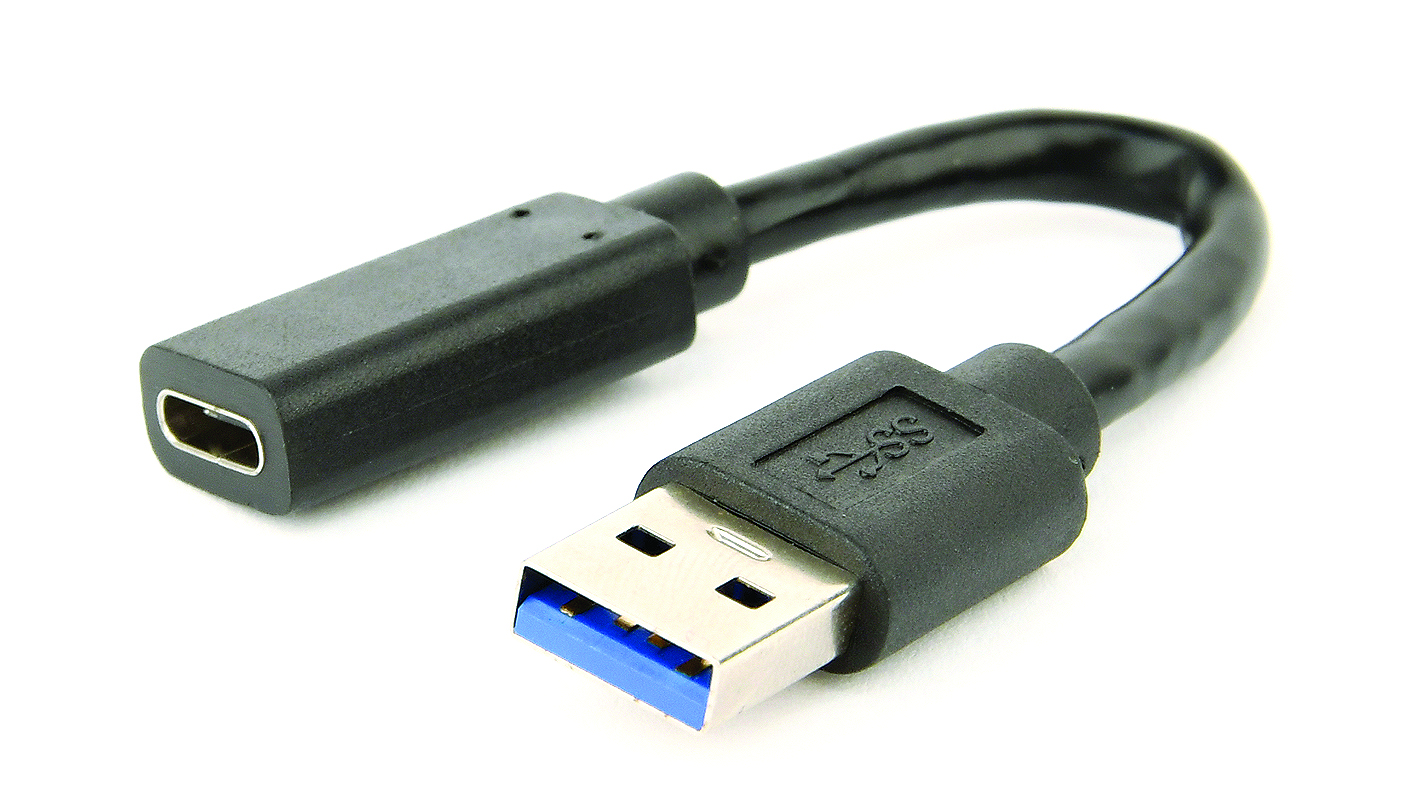 Adaptateur USB 3.0 Type A / M vers USB Type C / F - 0.10 m