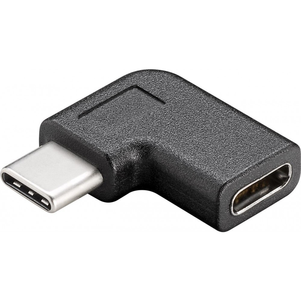 Adaptateur USB 3.1 Type C M / F - Angle plat 90°
