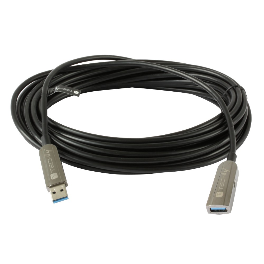 Cordon USB 3.0 type A M / F - sur fibre optique - 10 m