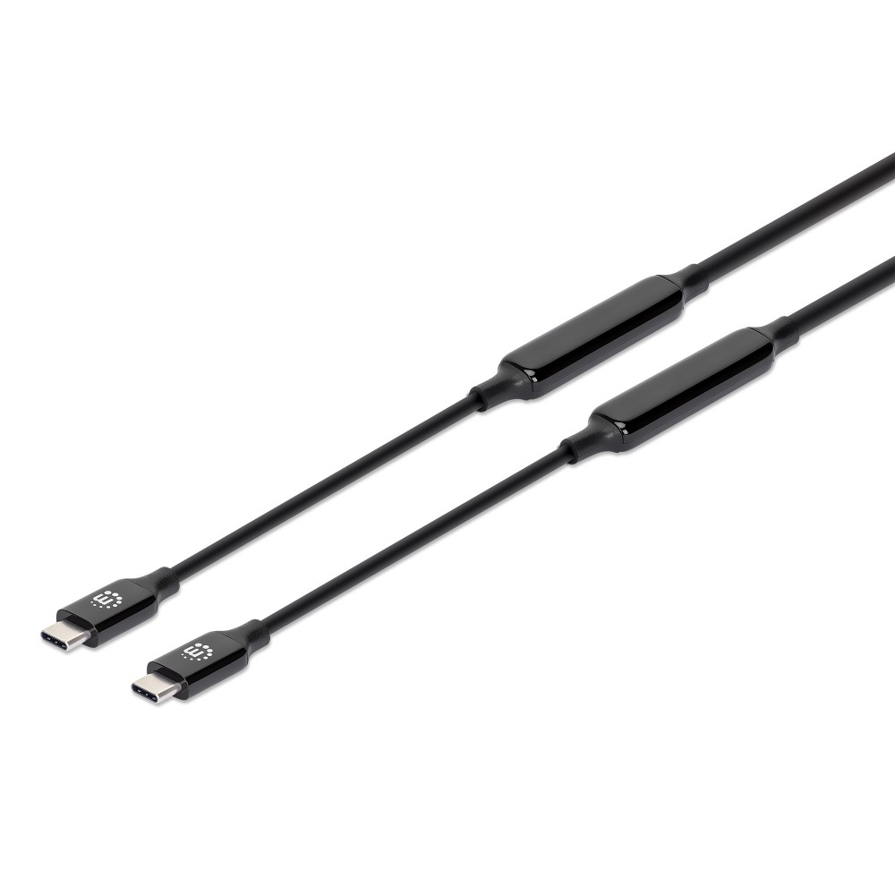 Cordon USB 3.2 - Gen 2 - Type C - Actif - 60W 3A - 8K@60Hz - Noir - 3 m
