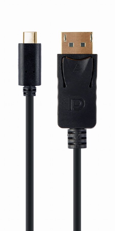 Cordon USB 3.1 Type C / M vers Displayport / M - 4 K  60 Hz - Noir - 2 m