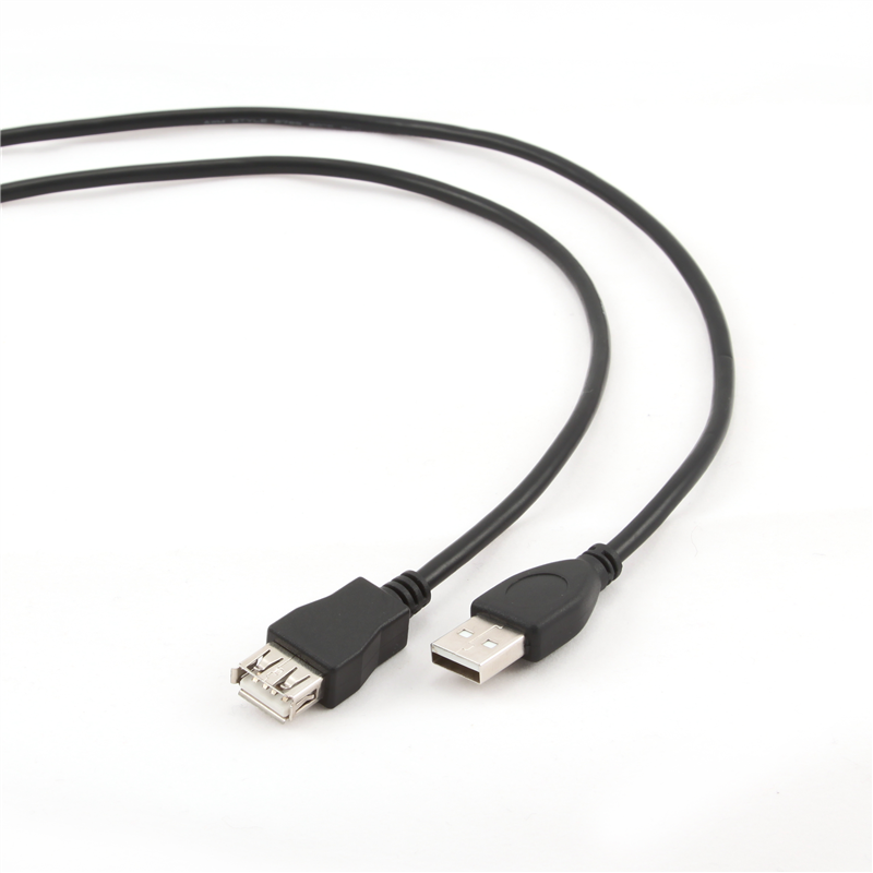 Rallonge USB 2.0 A  M / F - Noir - Cablexpert - 1,80 m
