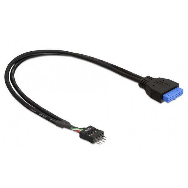Cordon interne USB 2.0 / M vers USB 3.0 / F - 0.30 m