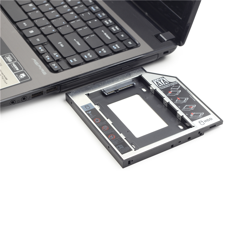 Support pour HDD / SSD 2.5`` pour emplacement slim 5.25`` - 12 mm