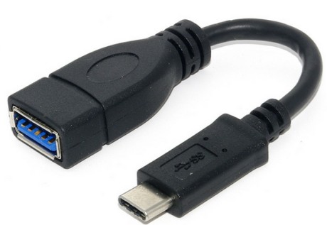 Adaptateur USB 3.1 Type C /M vers USB 3.0 A /F - OTG - Noir - 0,2 m