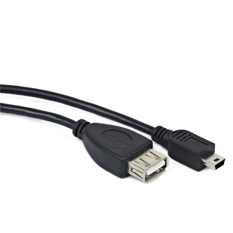 Adaptateur USB 2.0 A / F > Mini B / M - OTG - 0,15 m Cablexpert