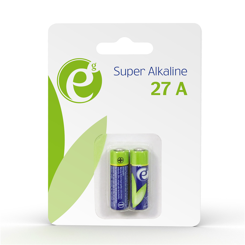 Pack 2 piles Alcaline 27A - 12 V - 20 mA - Energenie