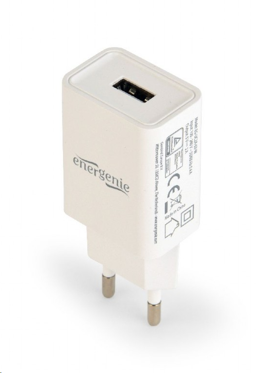 Chargeur secteur USB Type A - Blanc - 5V - 2.1 A