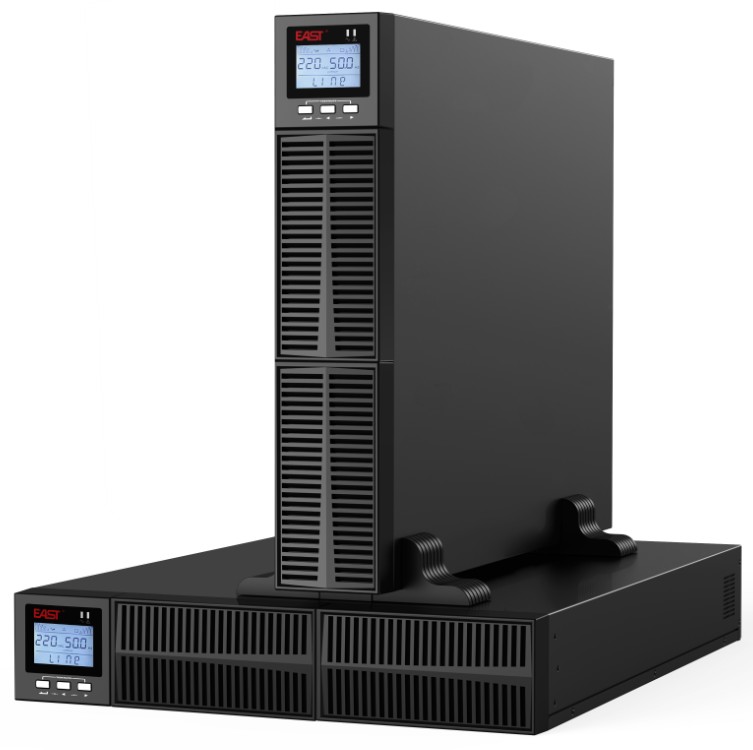 Onduleur UPSRACK - Online - Double conversion - Rack 2U/Tour - 3000VA / 2700W