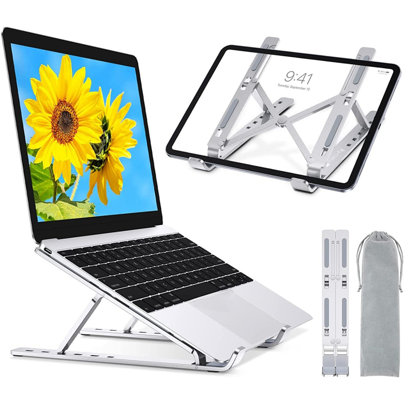 Support pliable en aluminium pour PC, tablette de 10`` à 16``