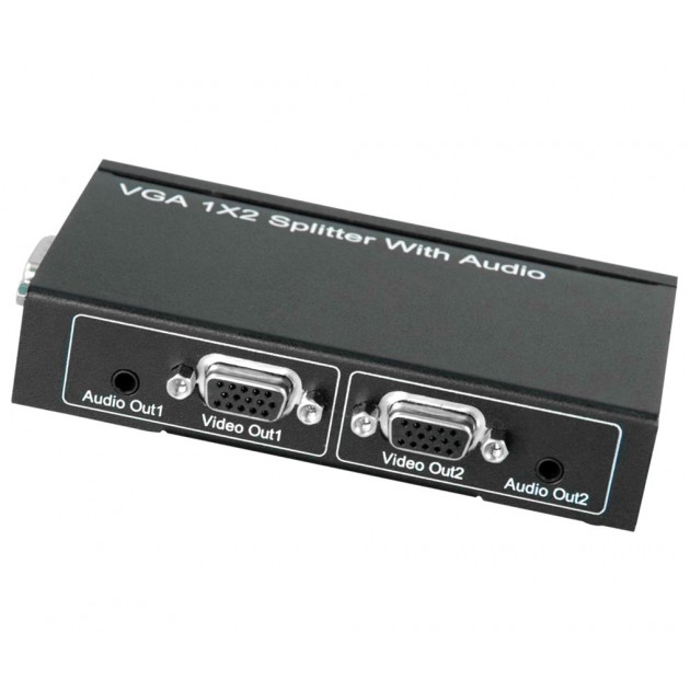 Splitter vidéo VGA + Audio - 500 MHz - 2 voies