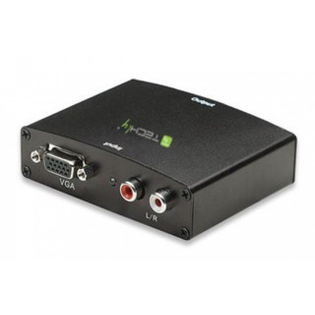 Convertisseur VGA + Audio RCA G/D > HDMI /F