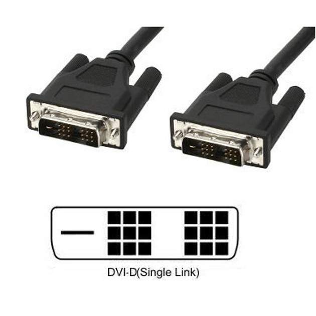 Cordon DVI-D Single link 18+1 M / M - Noir - 5 m