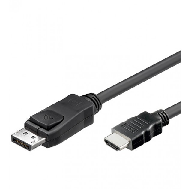Cordon Displayport 1.2 / M vers HDMI / M - noir - 3 m