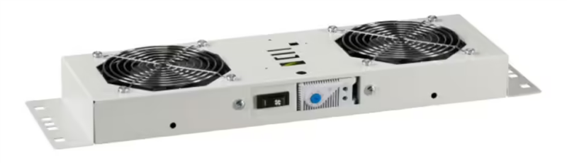 Module 2 ventilateurs - Thermostat analogique - pour Baie & coffret IP55