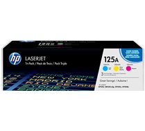 Pack de 3 Toners 125A Cyan Magenta Yellow 1400 pages CF373A