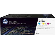 Pack de 3 Toners  312A Cyan Magenta Yellow 2 700 pages CF440A