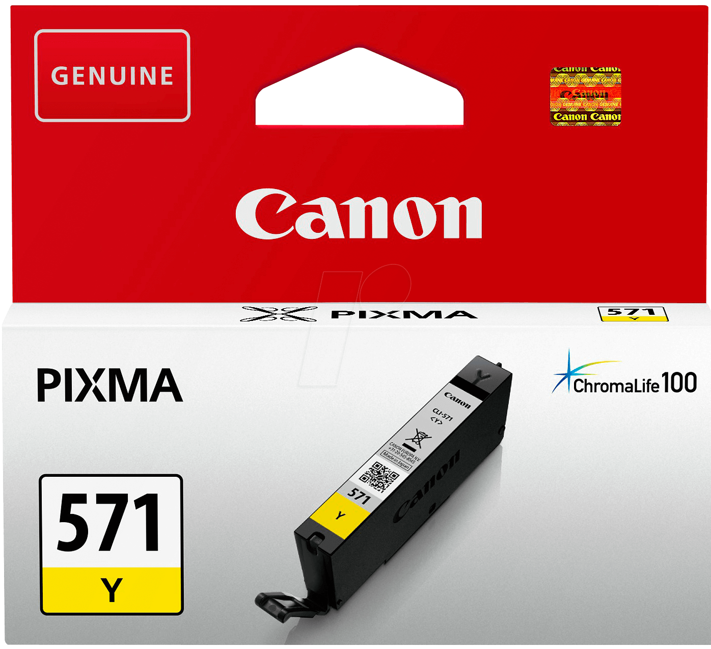 Cartouche jet d'encre Yellow CLI571Y