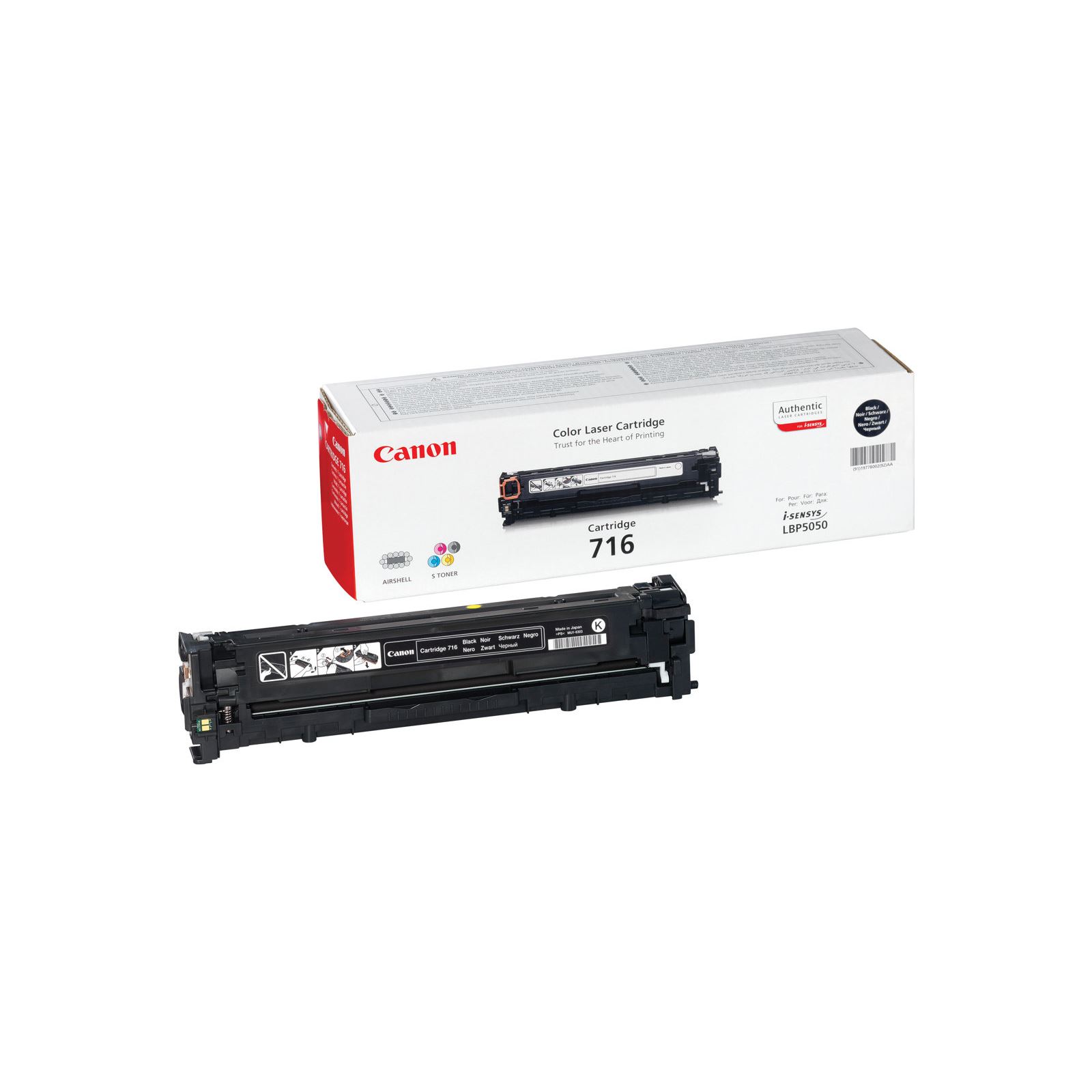 Cartouche de Toner Noir 2 300 pages EP716BK